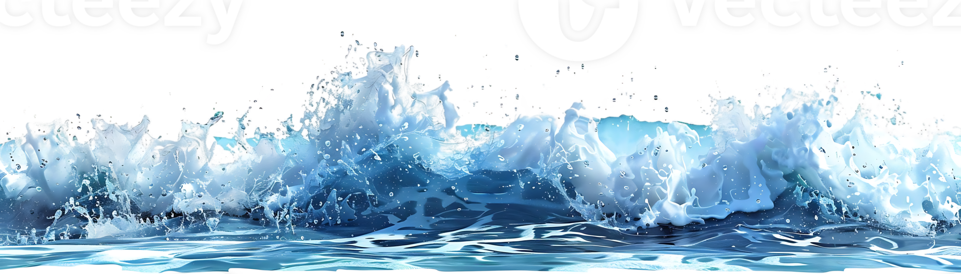 Water Splashing 3D Illustration png