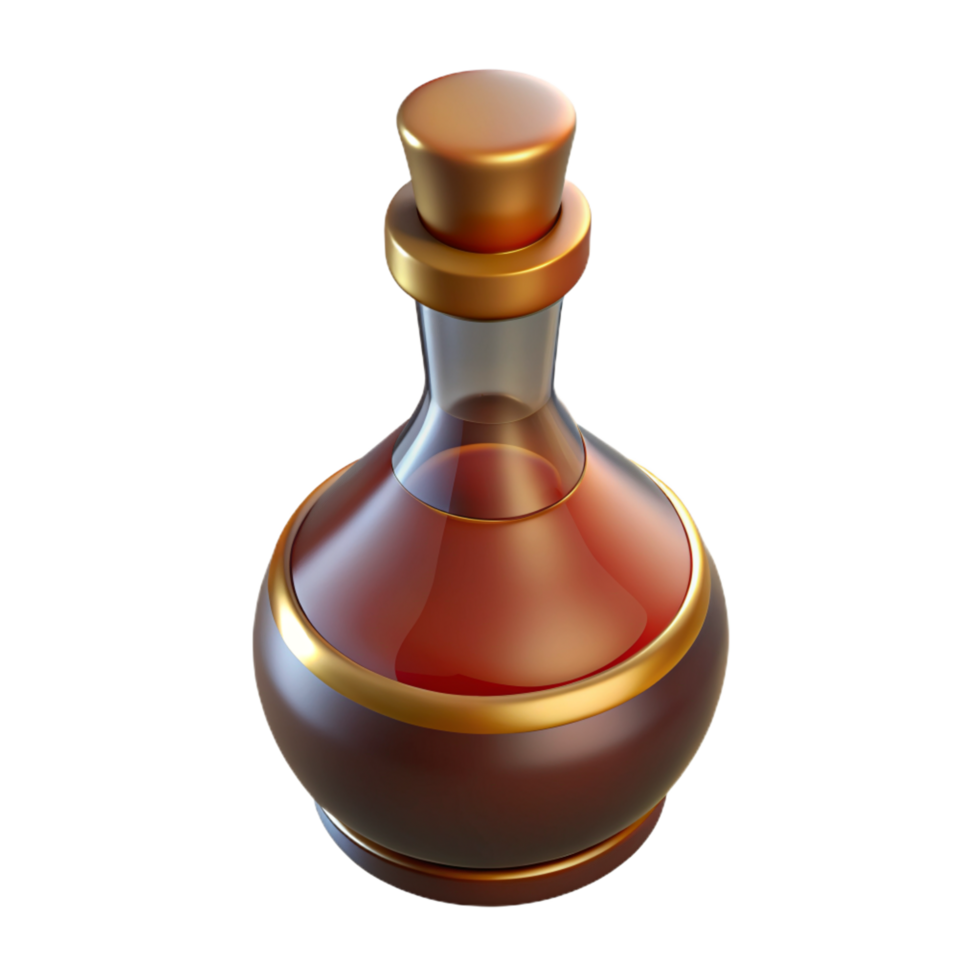 Liqueur Bottle 3d Style png