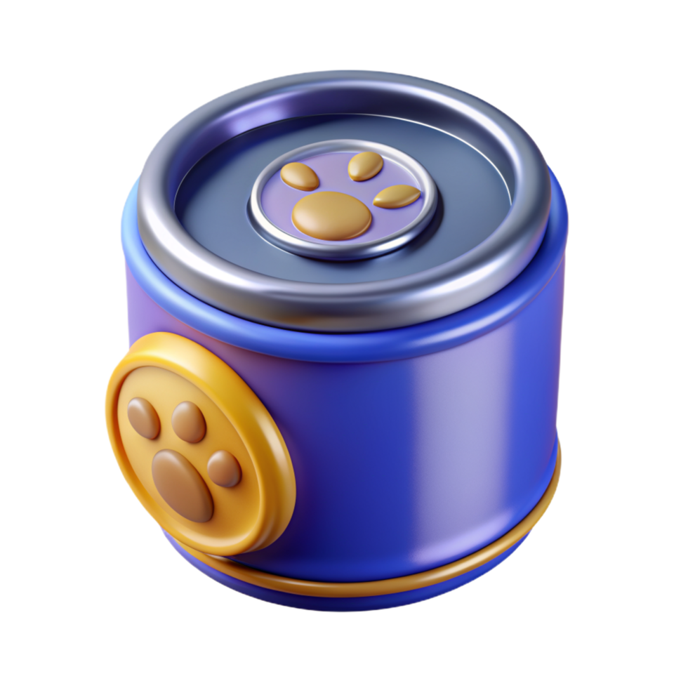 Canned Pet Food 3d Design png