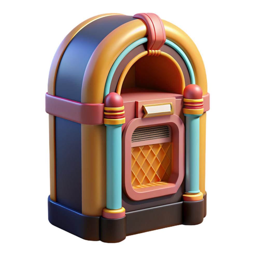 Jukebox 3d Image png
