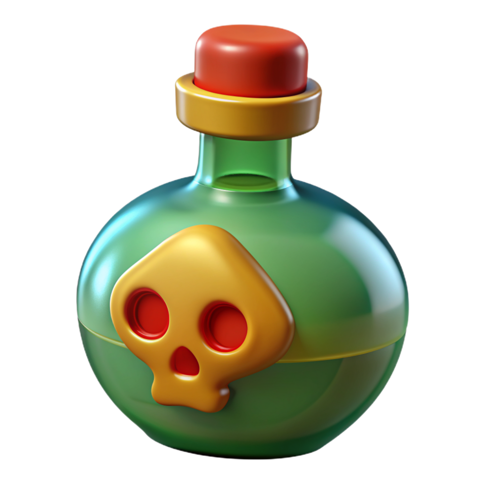 Poison Bottle 3d Item png