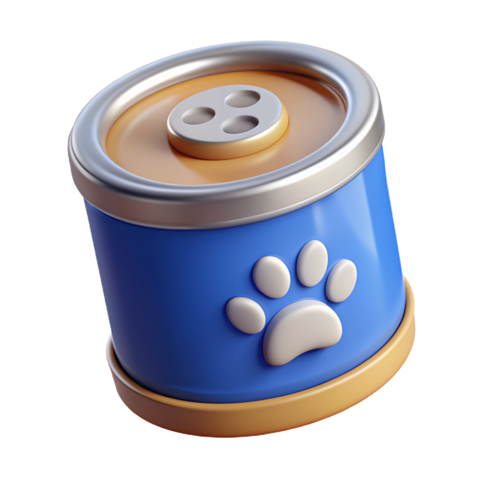 Canned Pet Food 3d Art png