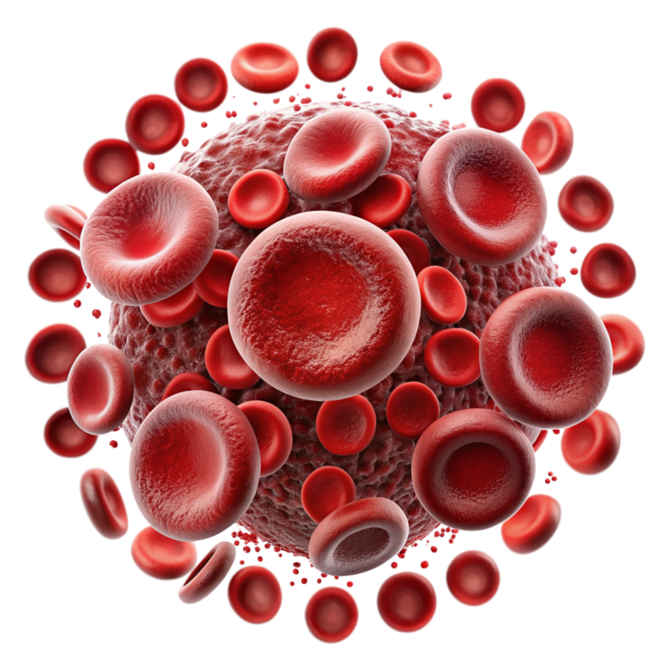Realistic Blood Cells 3d Element png