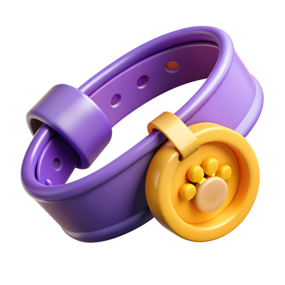 Pet Collar 3d Concept png