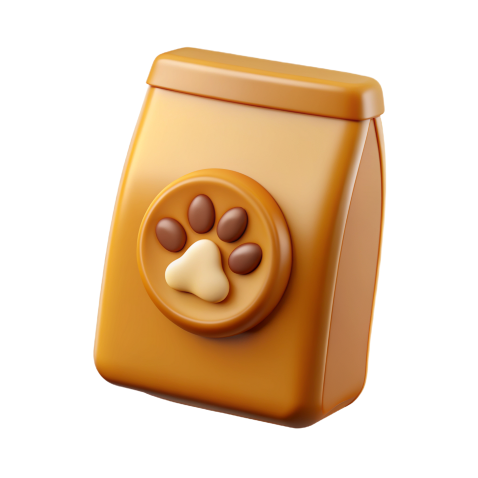 Cat Food Pack 3d Object png