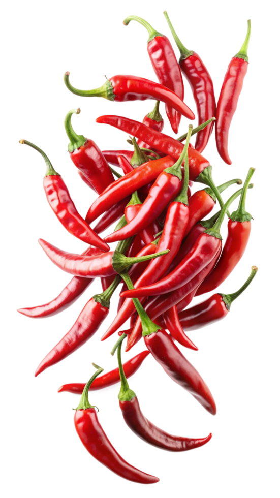 Flying Chilies Vegetable Image Design png