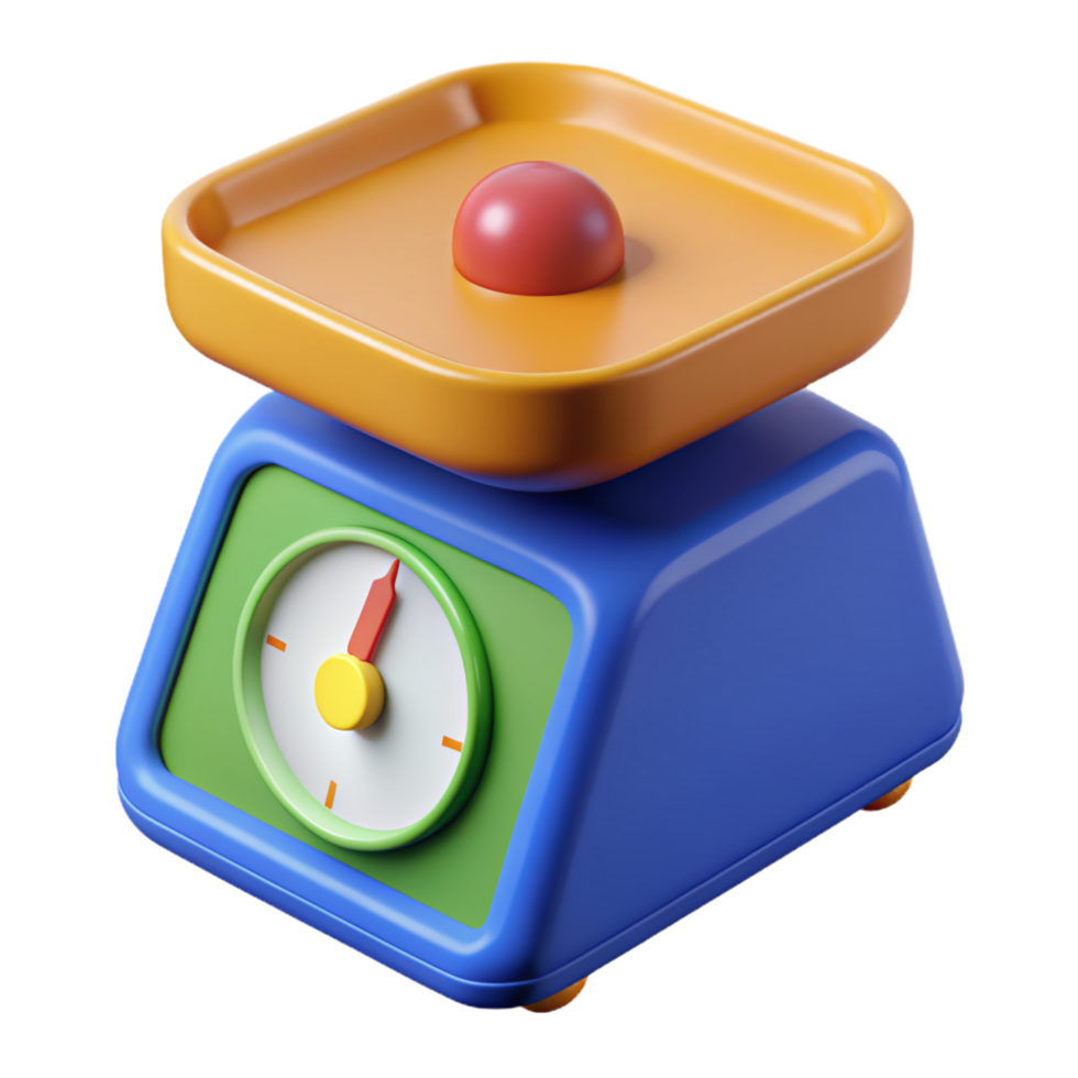 Mechanic Food Scale 3d Image png
