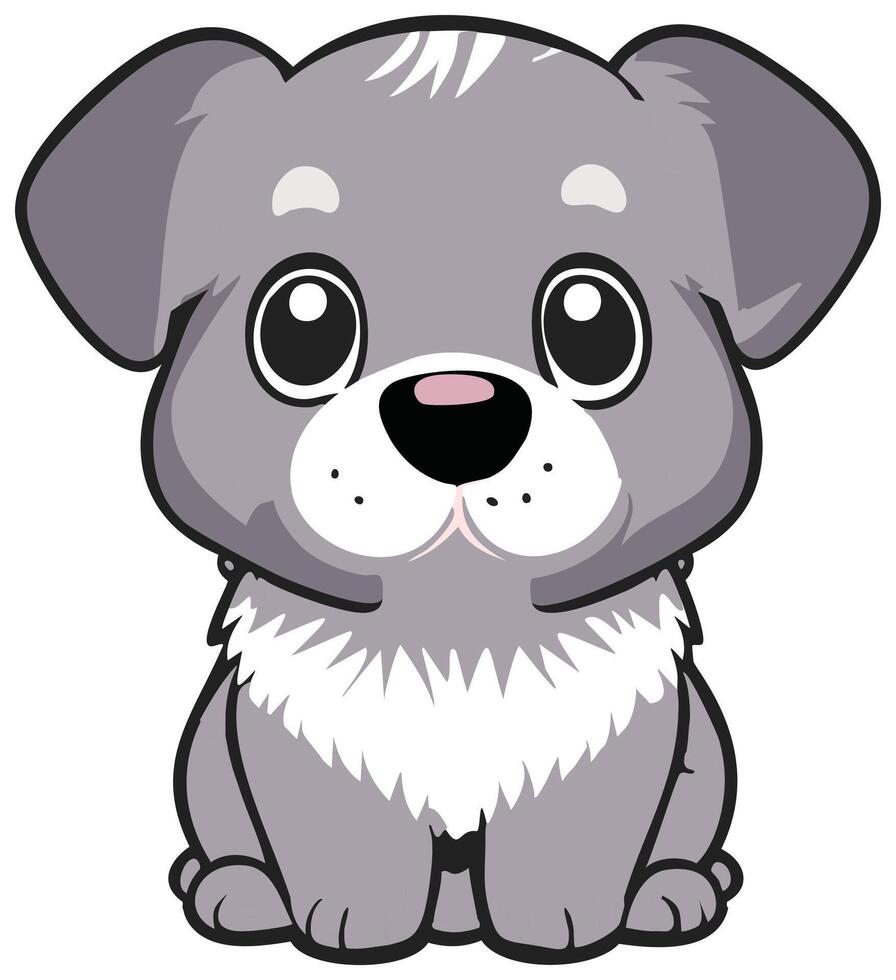 Cute Cartoon Dog vector
