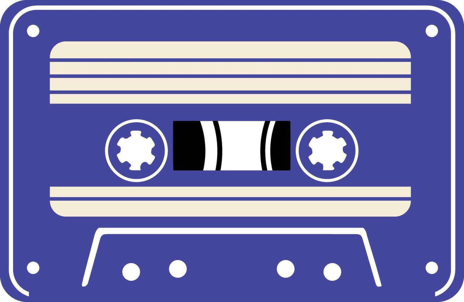 Retro Cassette Tape vector