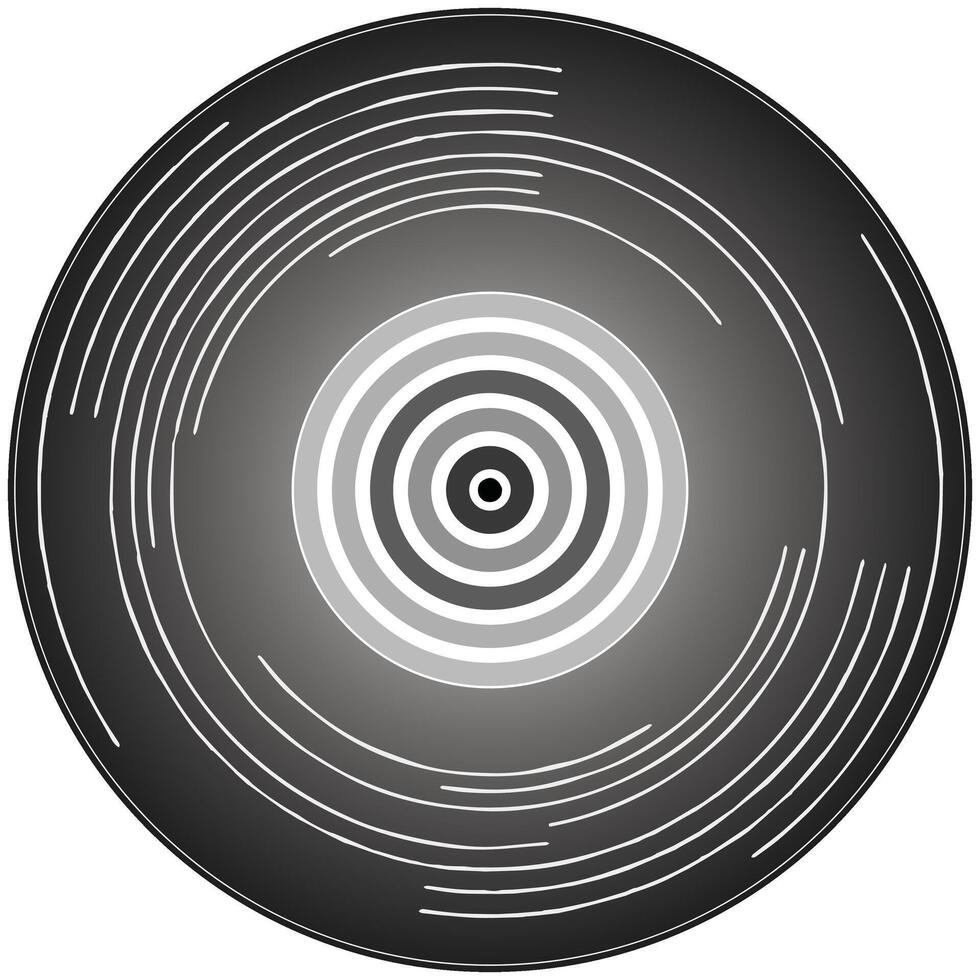 Retro LP Record vector