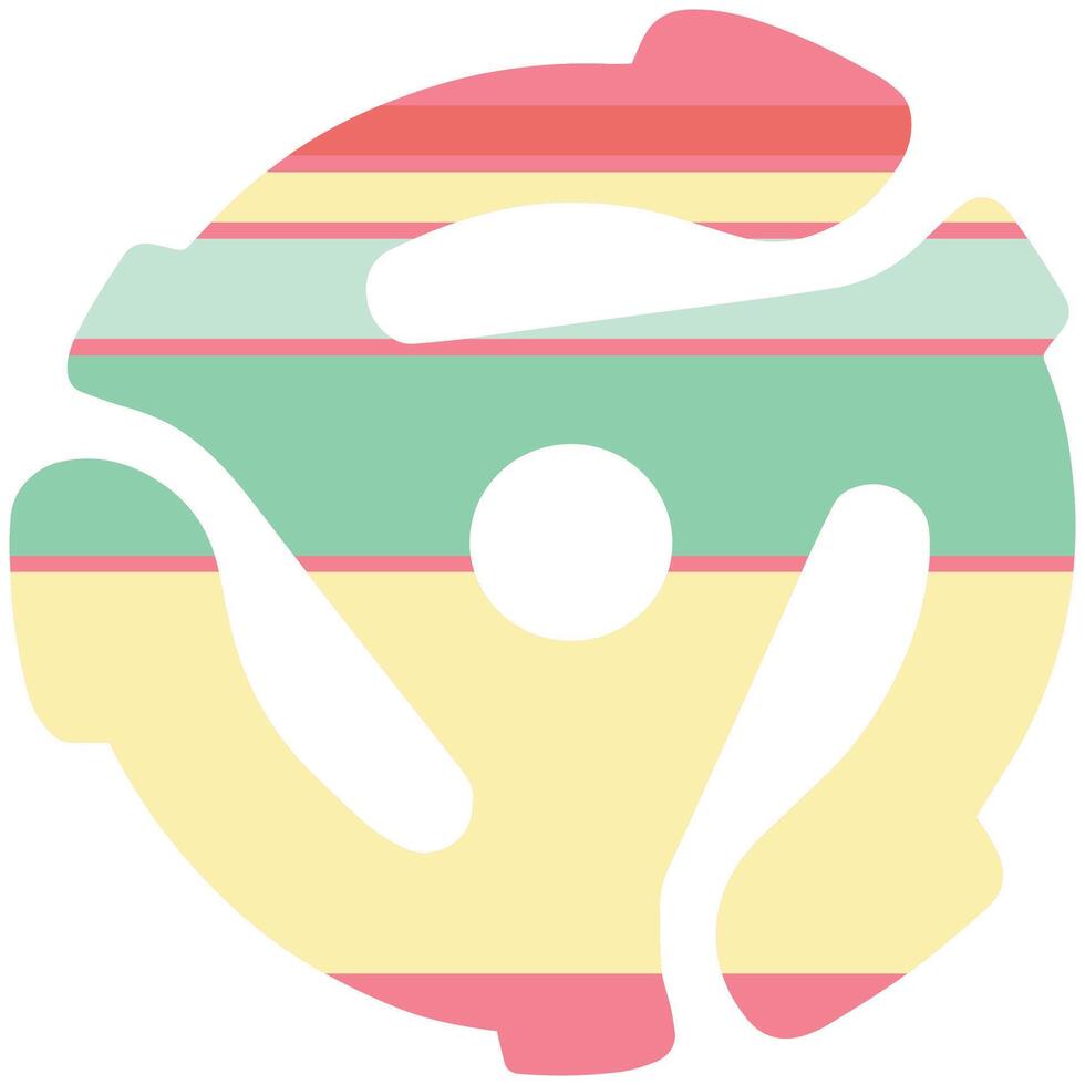 Retro Record Adapter vector