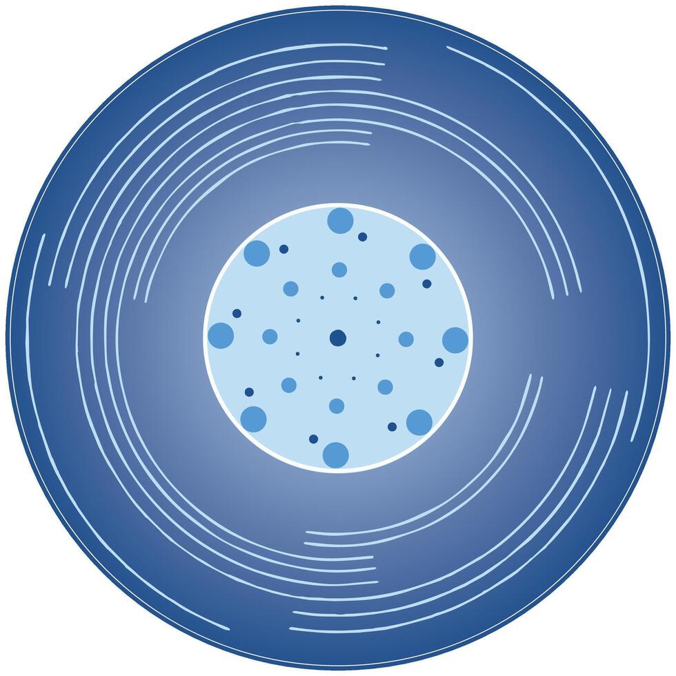 Retro LP Record vector