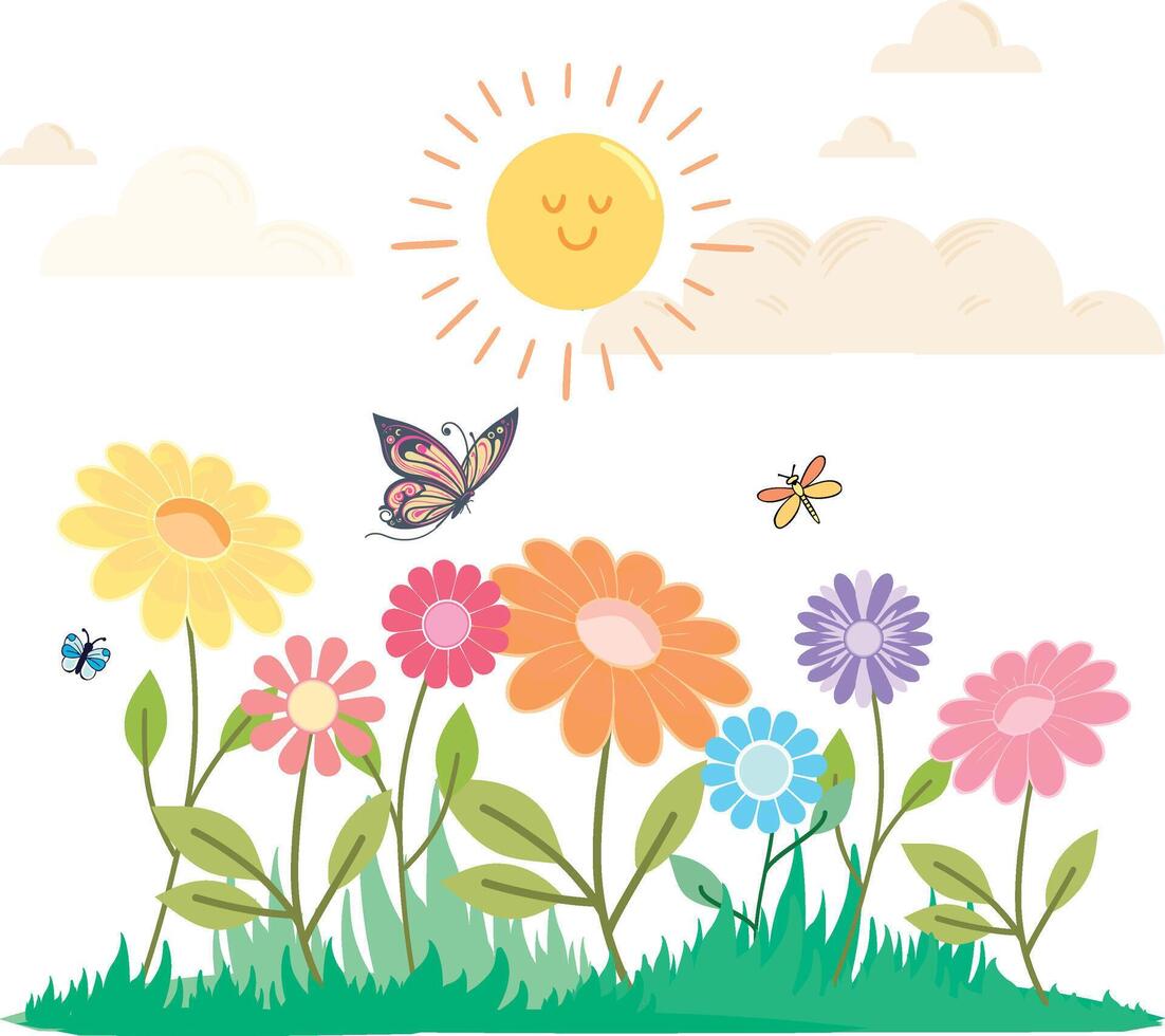 Sunny Summer Day vector
