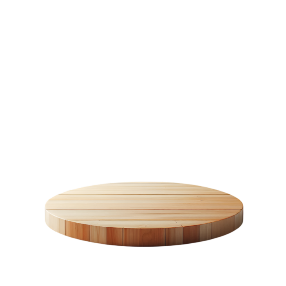 Wooden cutting board isolated from background png