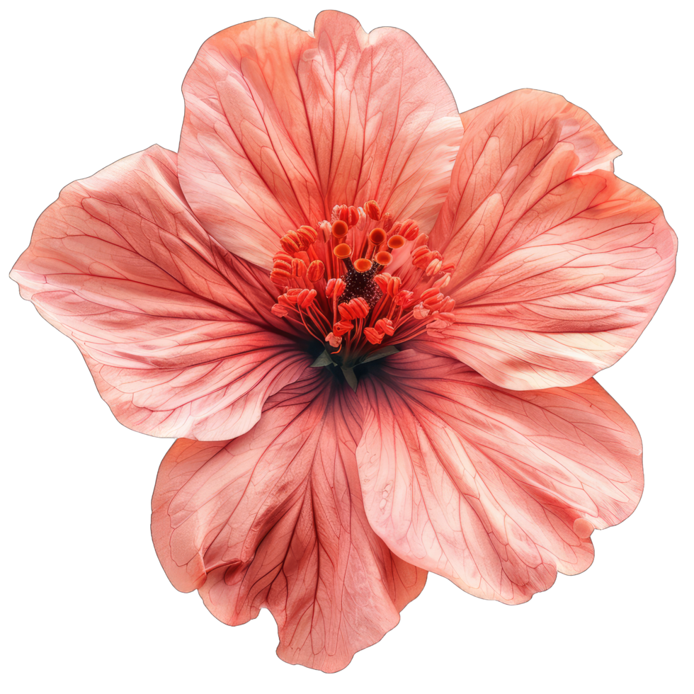 Colorful watercolor flower png