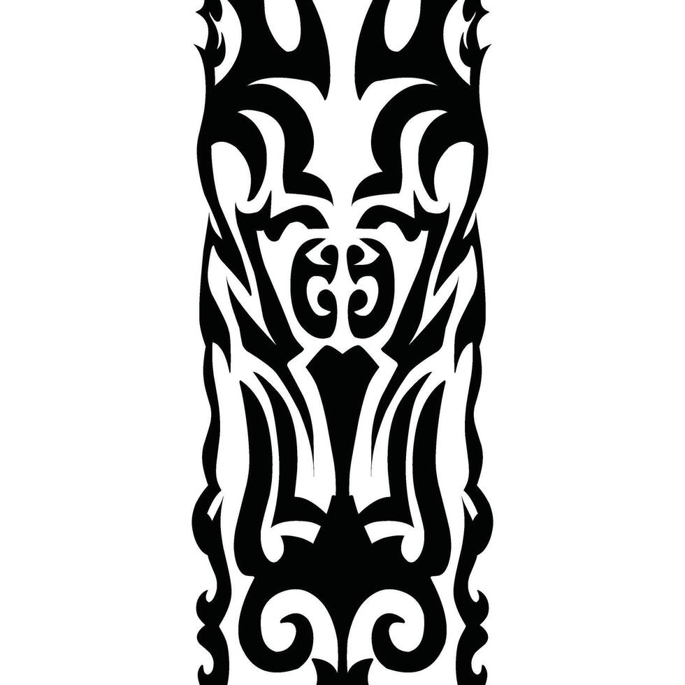 the best tribal tattoos or ornaments, also graphic elements, and decorations vector
