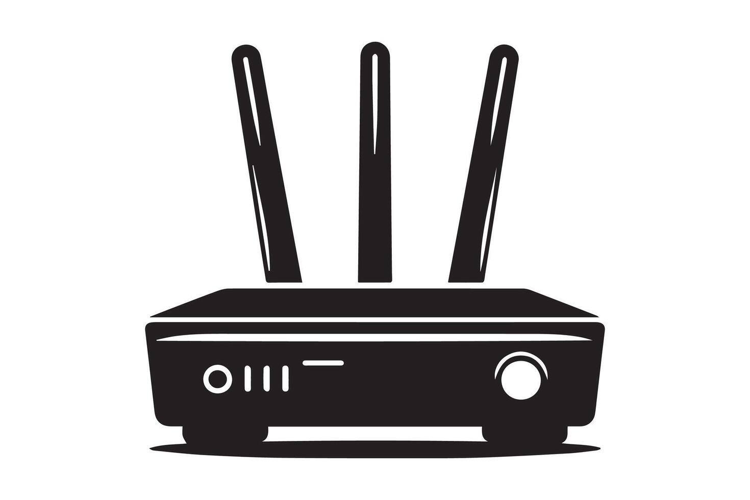 Wi-Fi Router silhouette Illustration Artwork vector