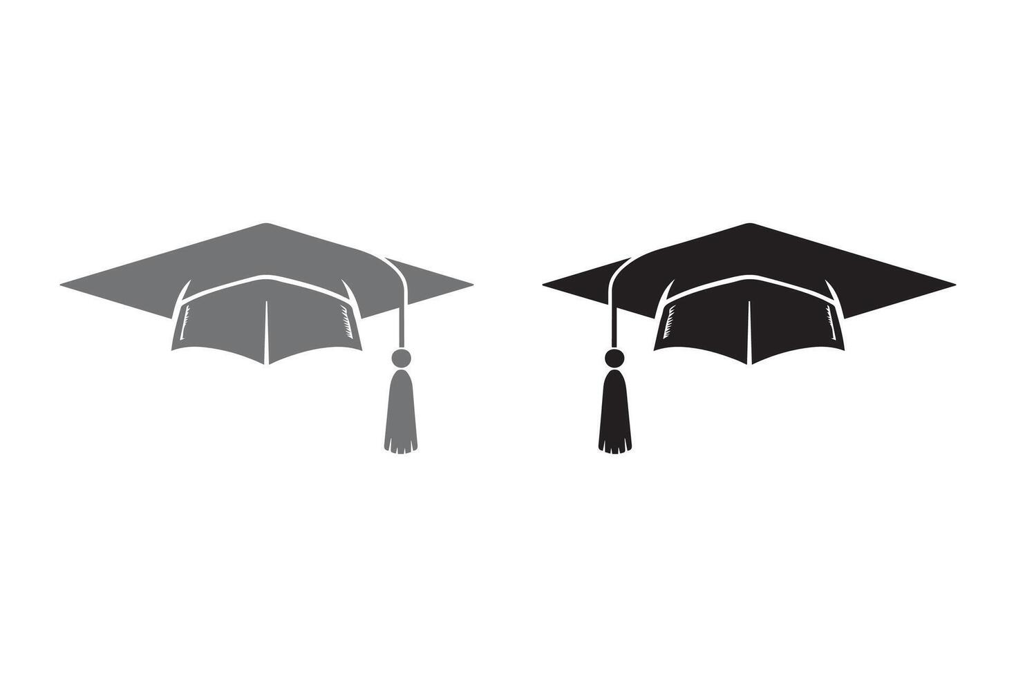 Graduation Hat silhouette Illustration Artwork vector