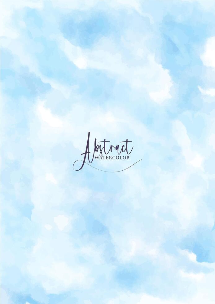 Abstract watercolor paint background art vector
