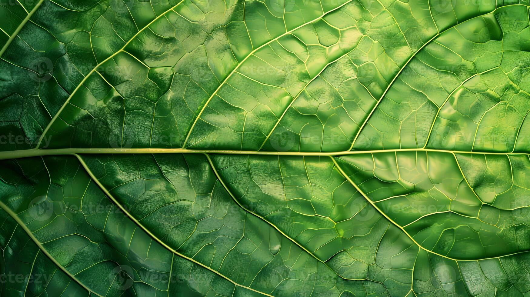 Green leaf texture surface background close up photo