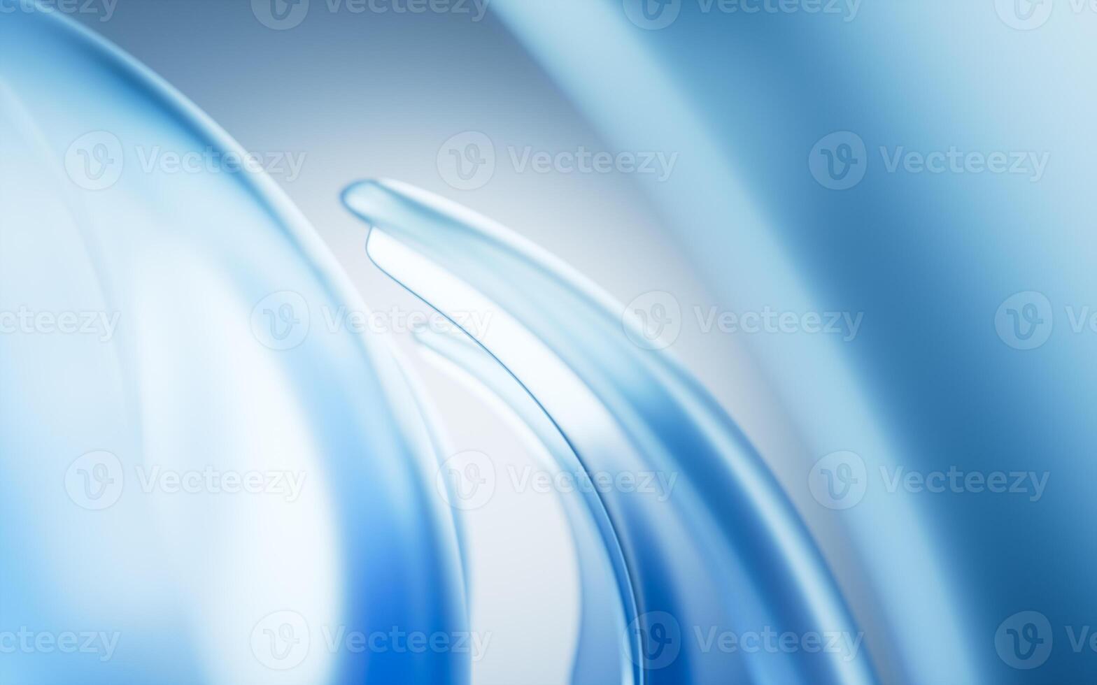 Transparent gradient glass background, 3d rendering. photo
