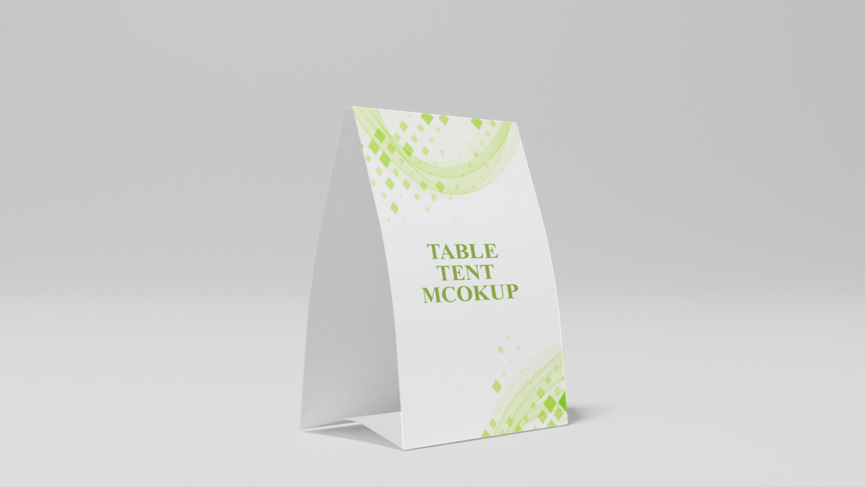 Table Tent mockup psd