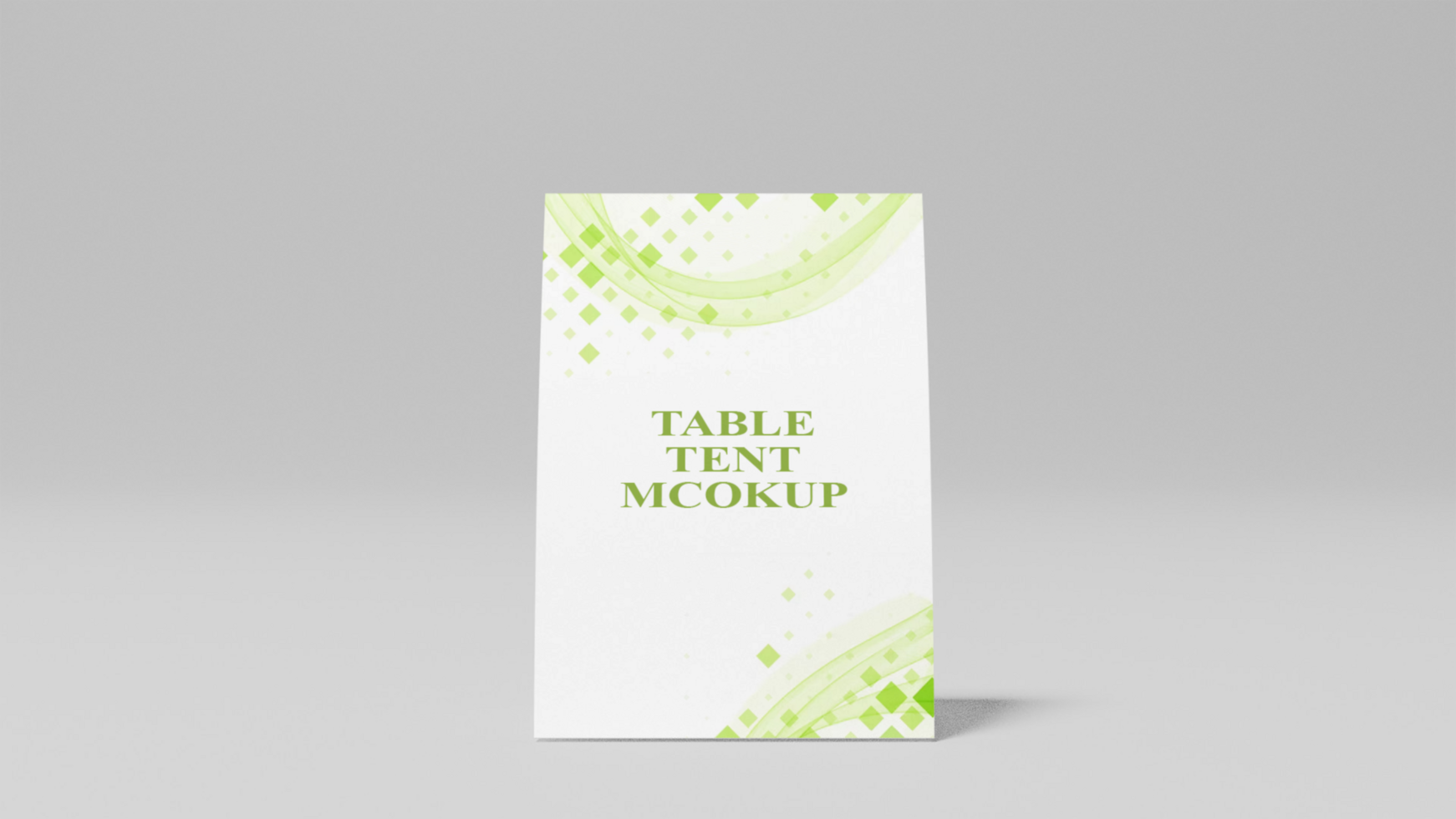 Table Tent mockup psd