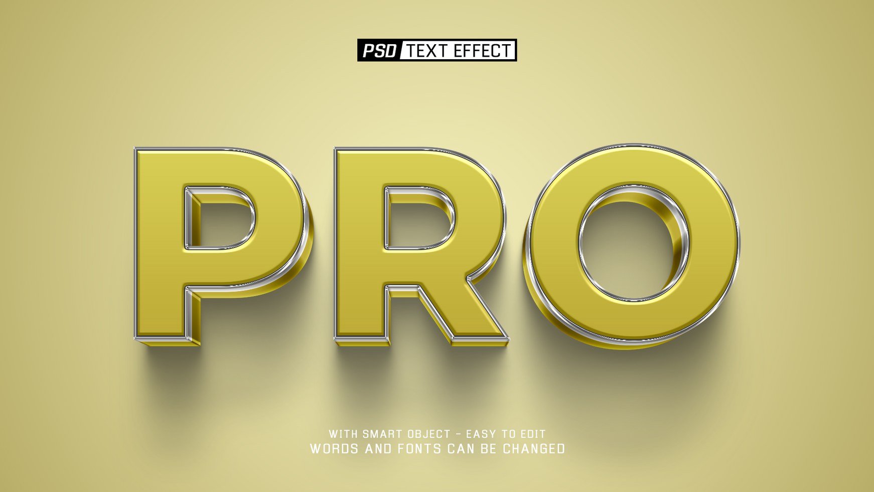 pro 3d text effect psd