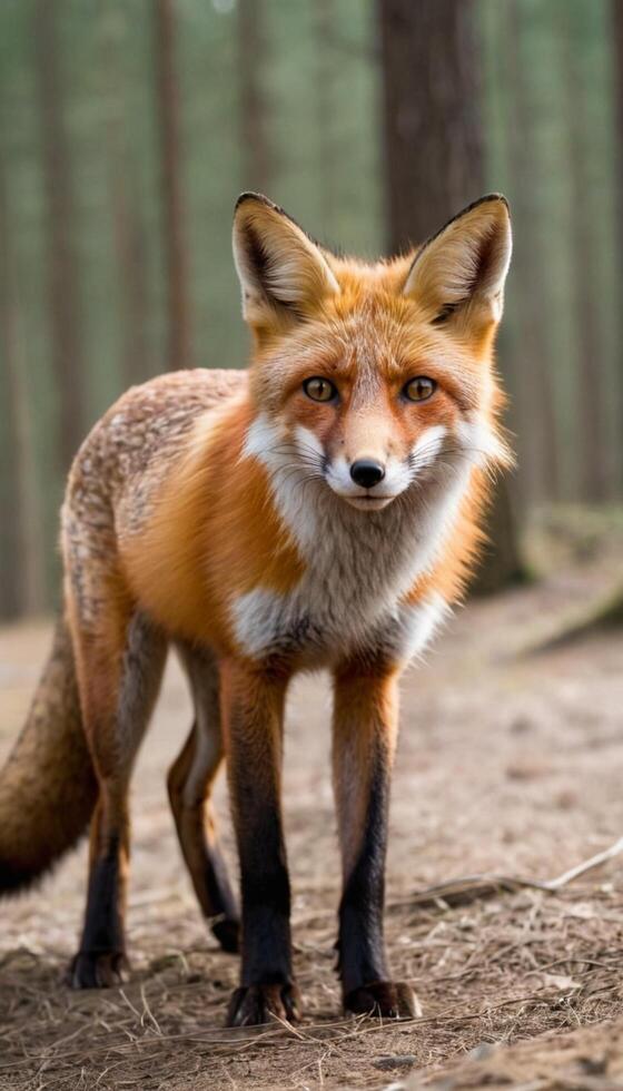Red Fox in a Forest photo