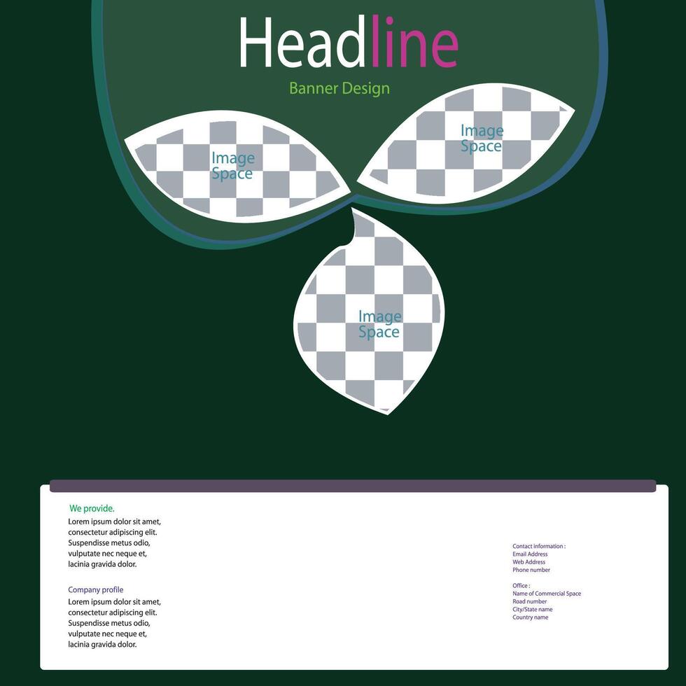 This is Banner design. It can be used in graphics and web. vector