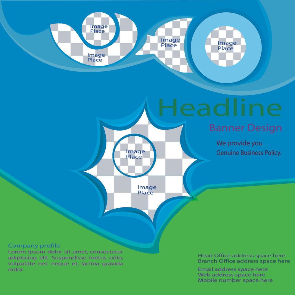 This is Banner design. It can be used in graphics and web. vector