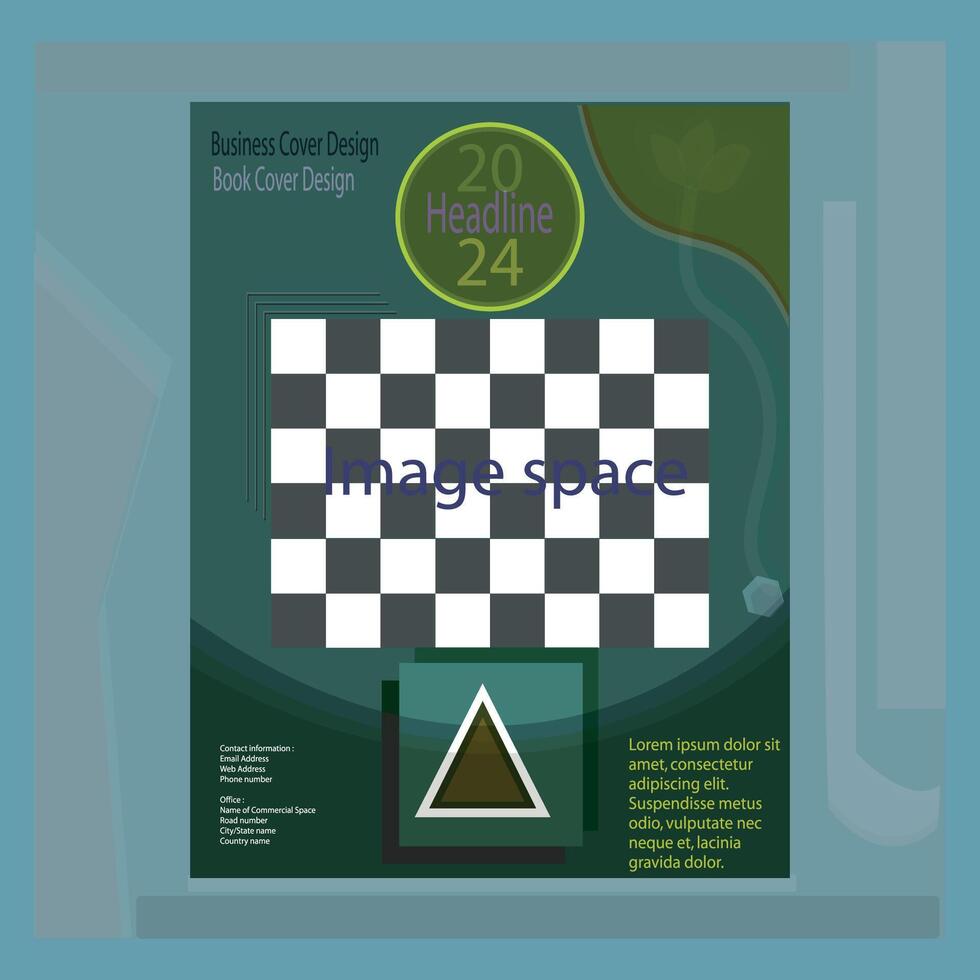 This is cover design. It can be used in graphics and web. vector