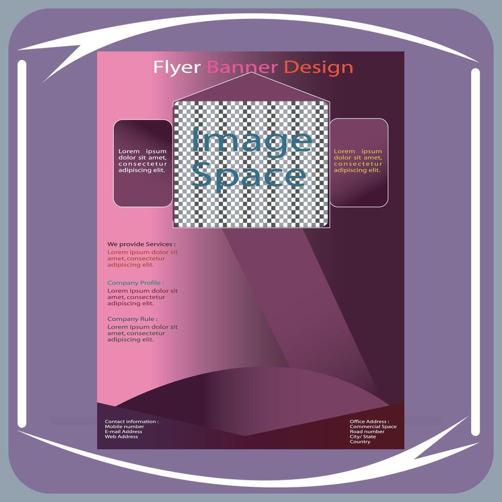 This is business flyer design. It can be used in graphics and web. vector