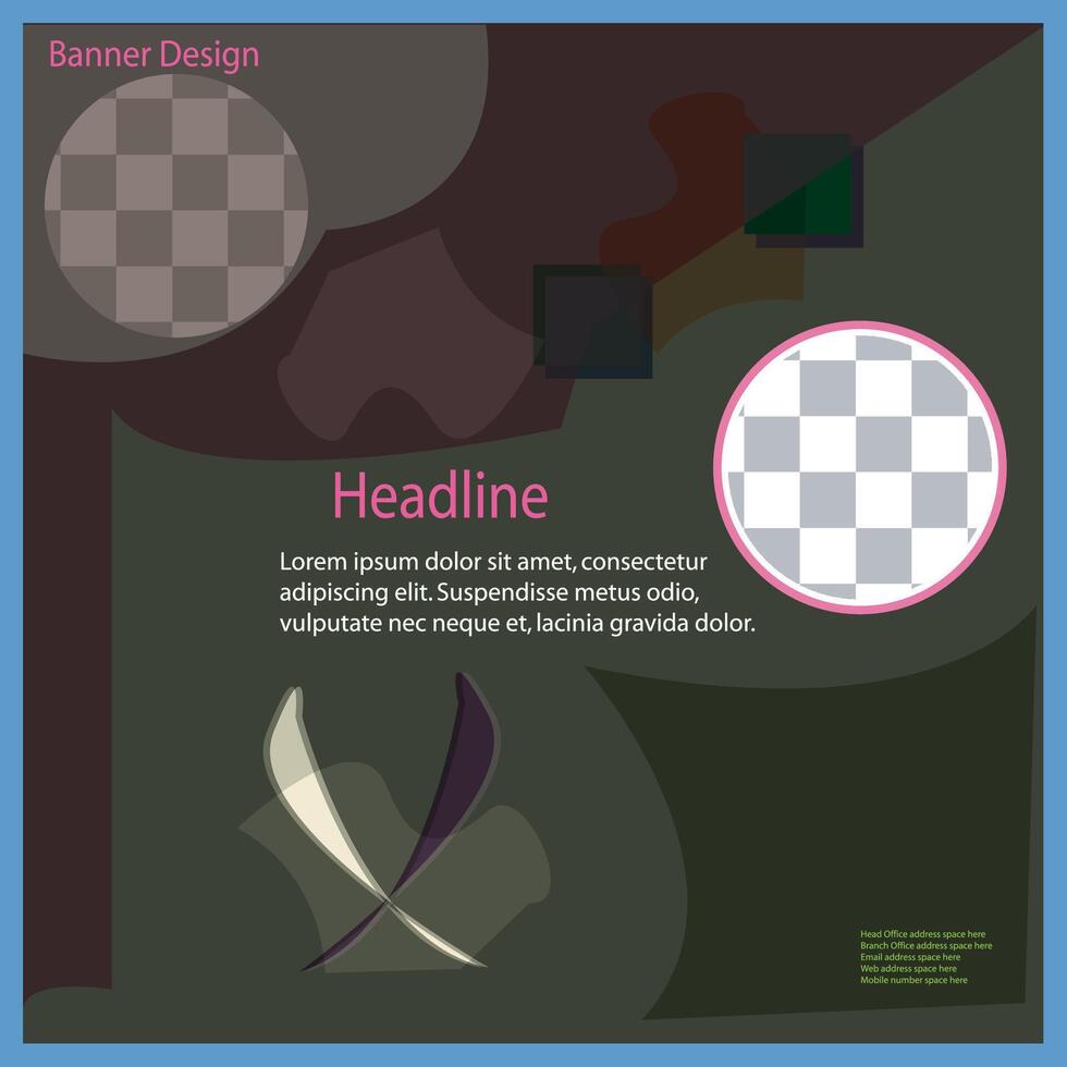 This is Banner design. It can be used in graphics and web. vector