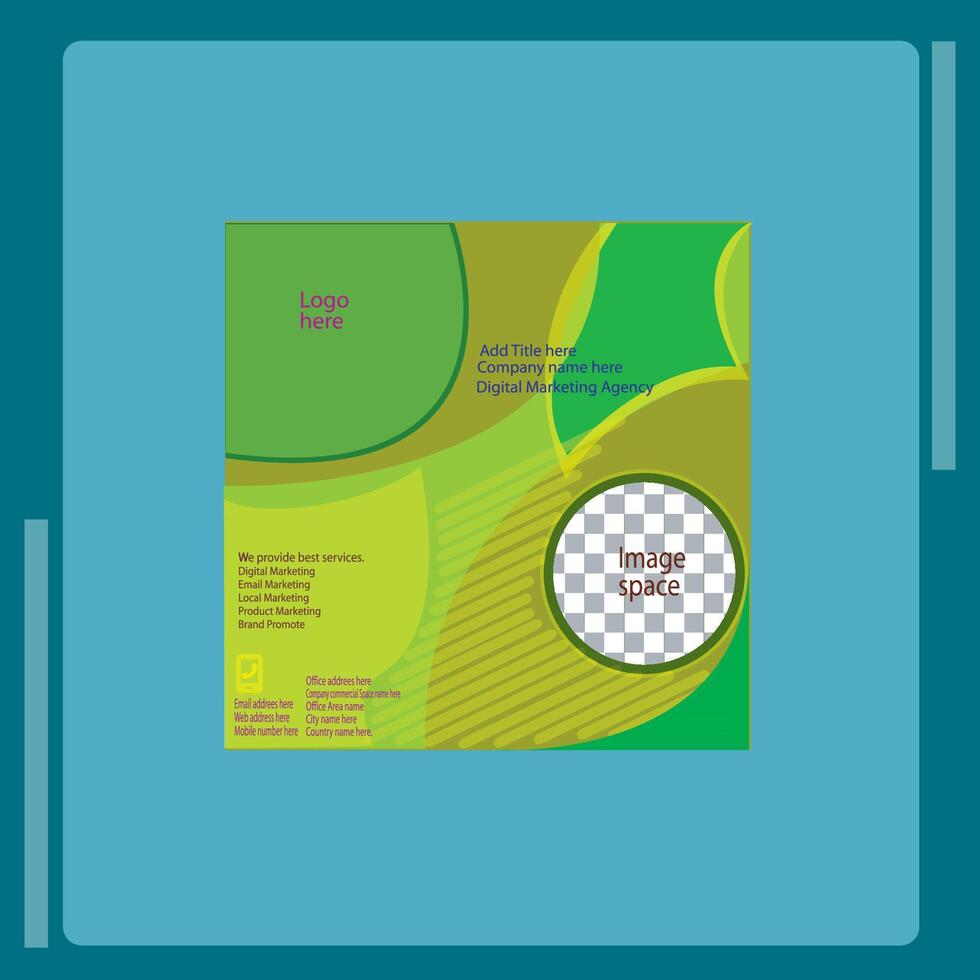 This is social media post design. It can be used also in social ad. vector
