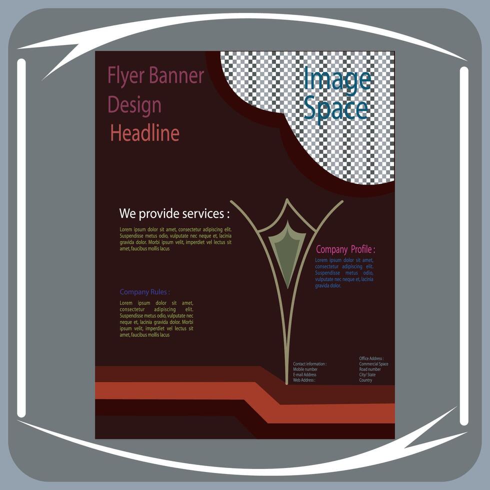 This is business flyer design. It can be used in graphics and web. vector