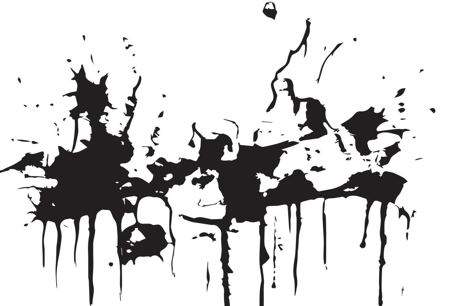 Watercolor spots, ink blots vector