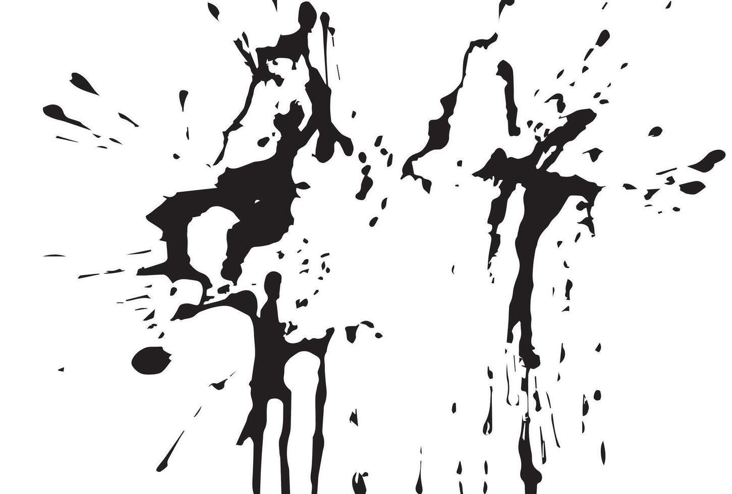 Watercolor spots, ink blots vector