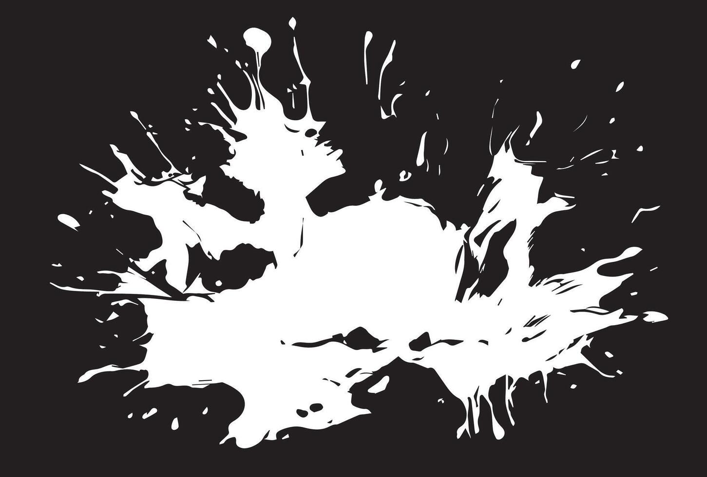 Watercolor spots, ink blots vector