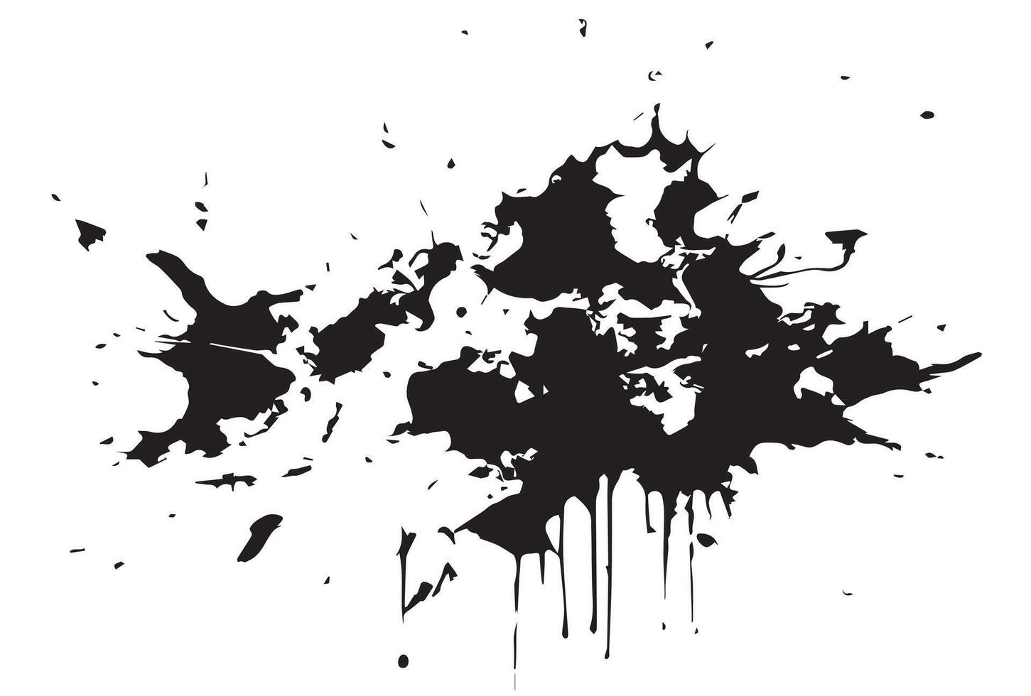 Watercolor spots, ink blots vector