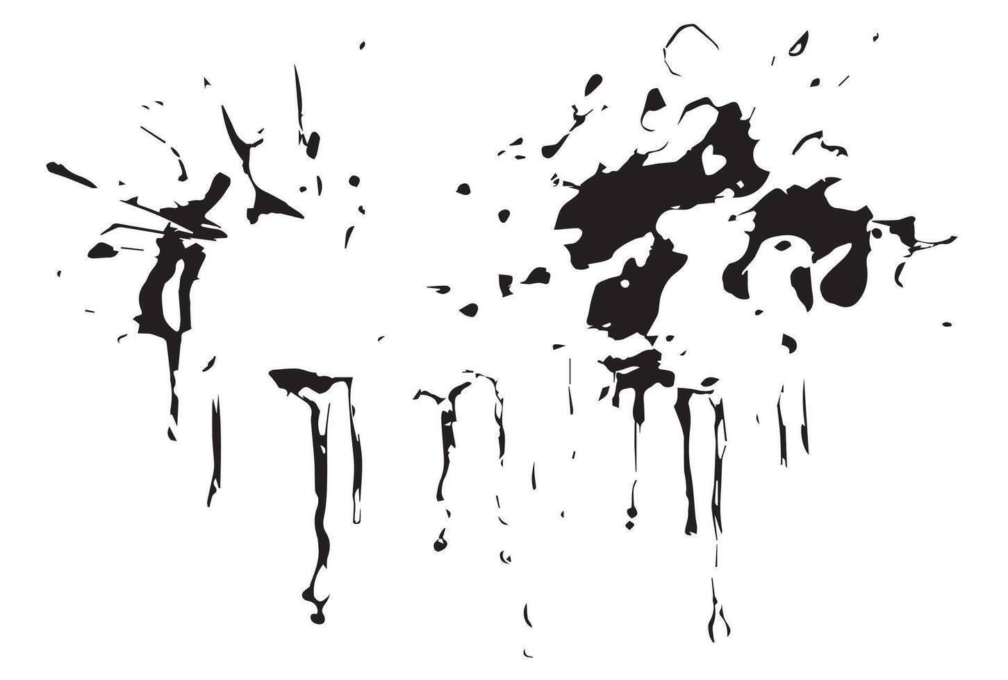 Watercolor spots, ink blots vector
