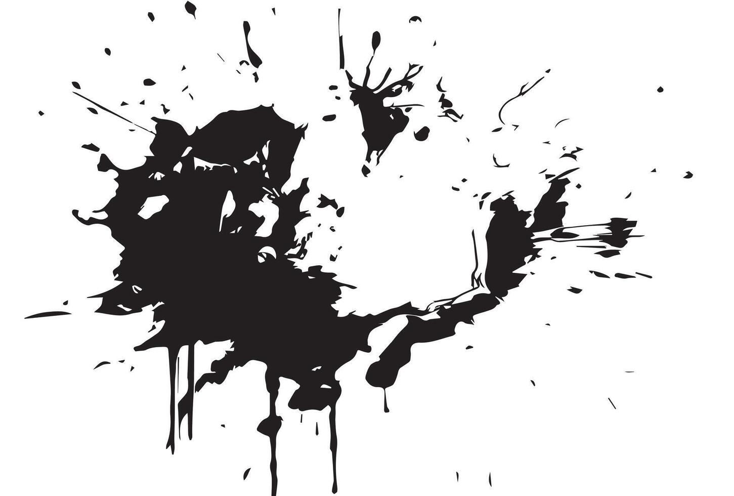 Watercolor spots, ink blots vector