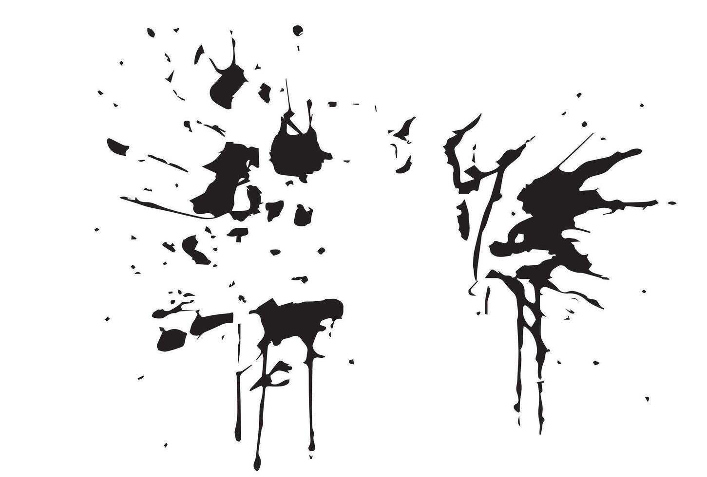 Watercolor spots, ink blots vector