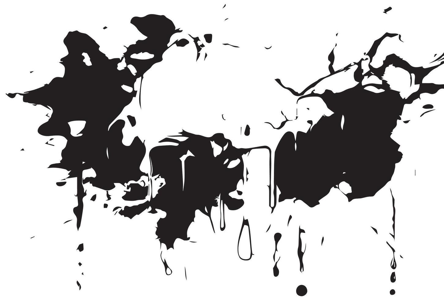 Watercolor spots, ink blots vector