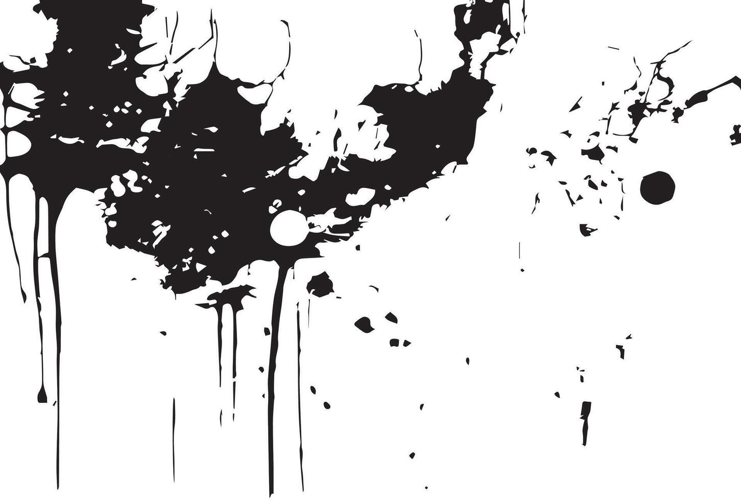 Watercolor spots, ink blots vector