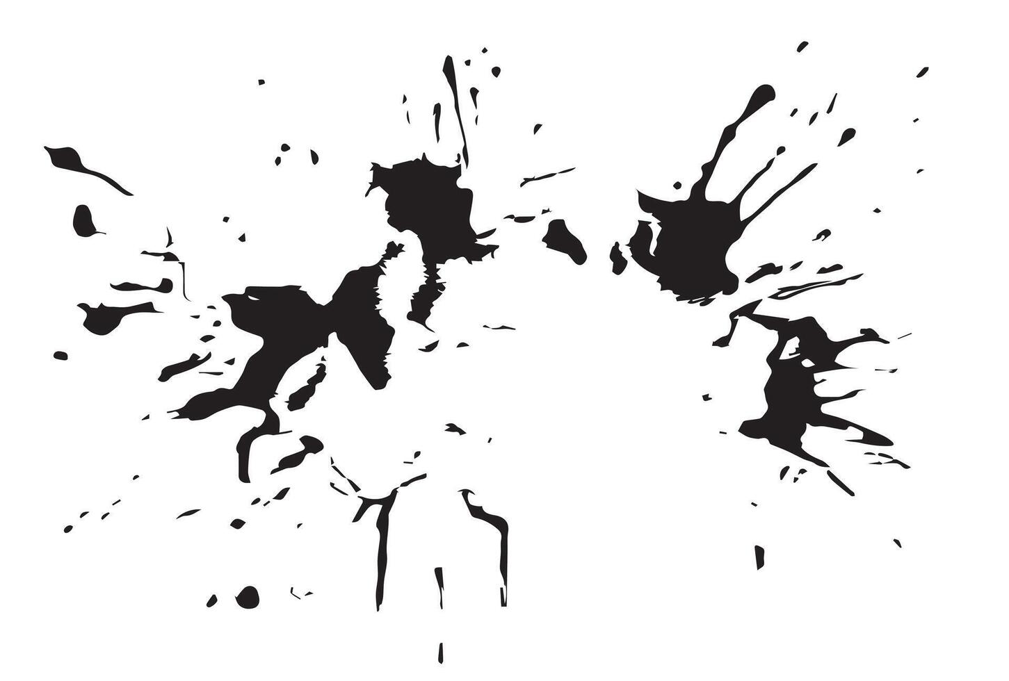 Watercolor spots, ink blots vector