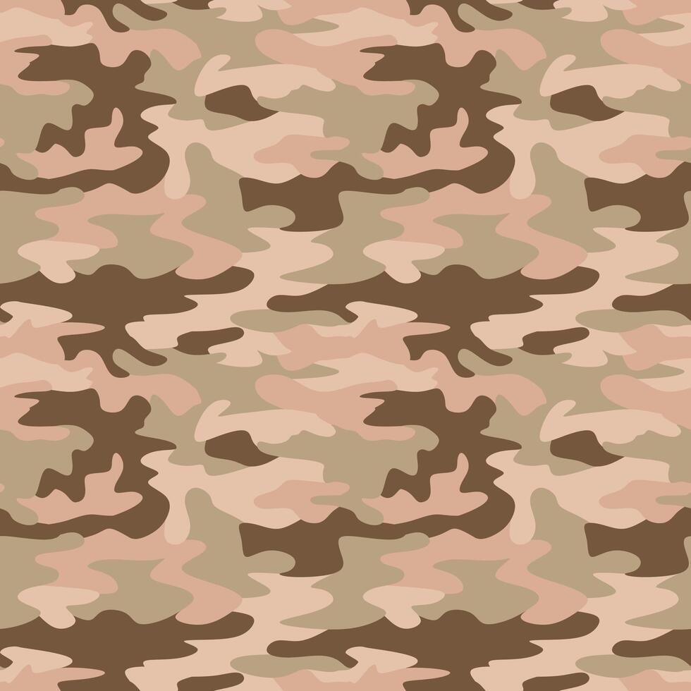 seamless pattern of military camouflage. pattern for design and print. Army forest hide. Khaki green vector
