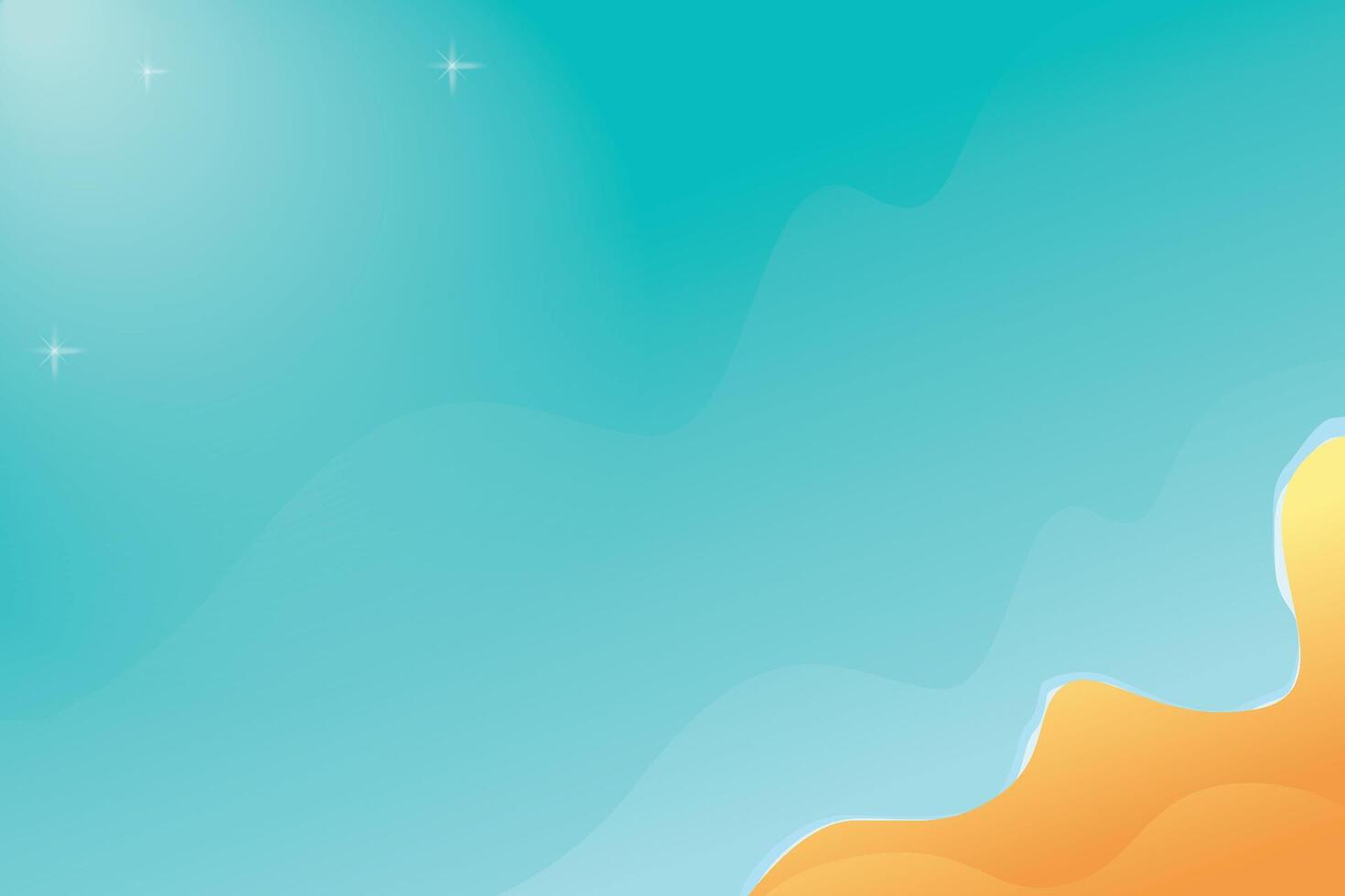 aesthetic summer beach vector