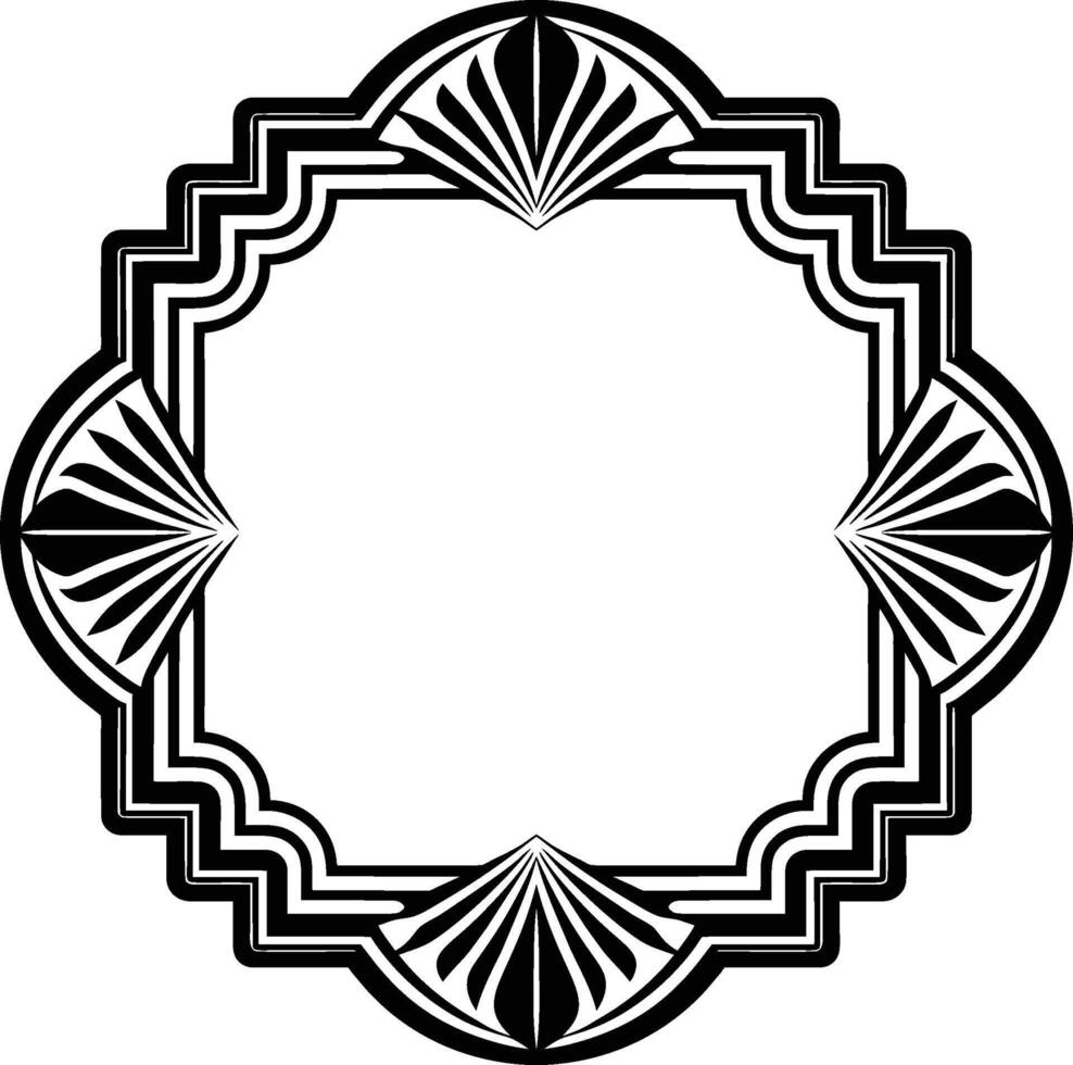 Vintage ornament frame Art and Illustration vector