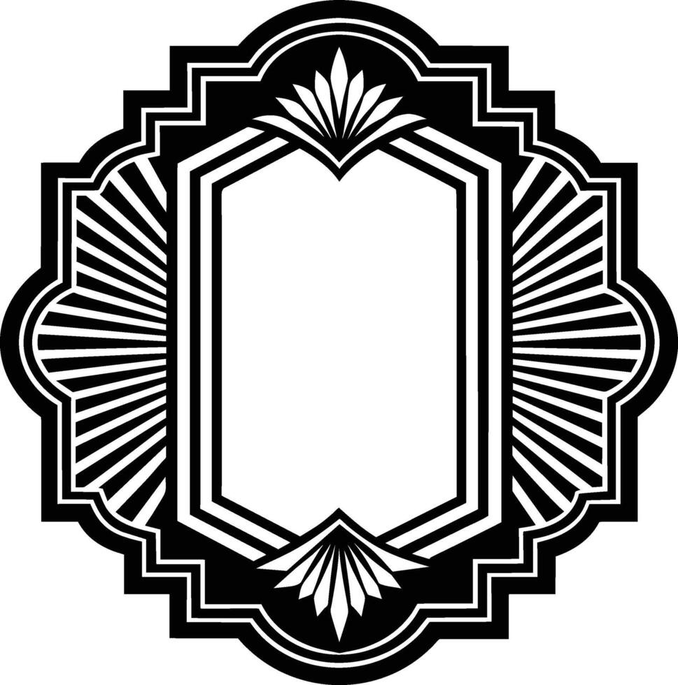 Vintage ornament frame, decorative border frames, retro style isolated icons 1 vector